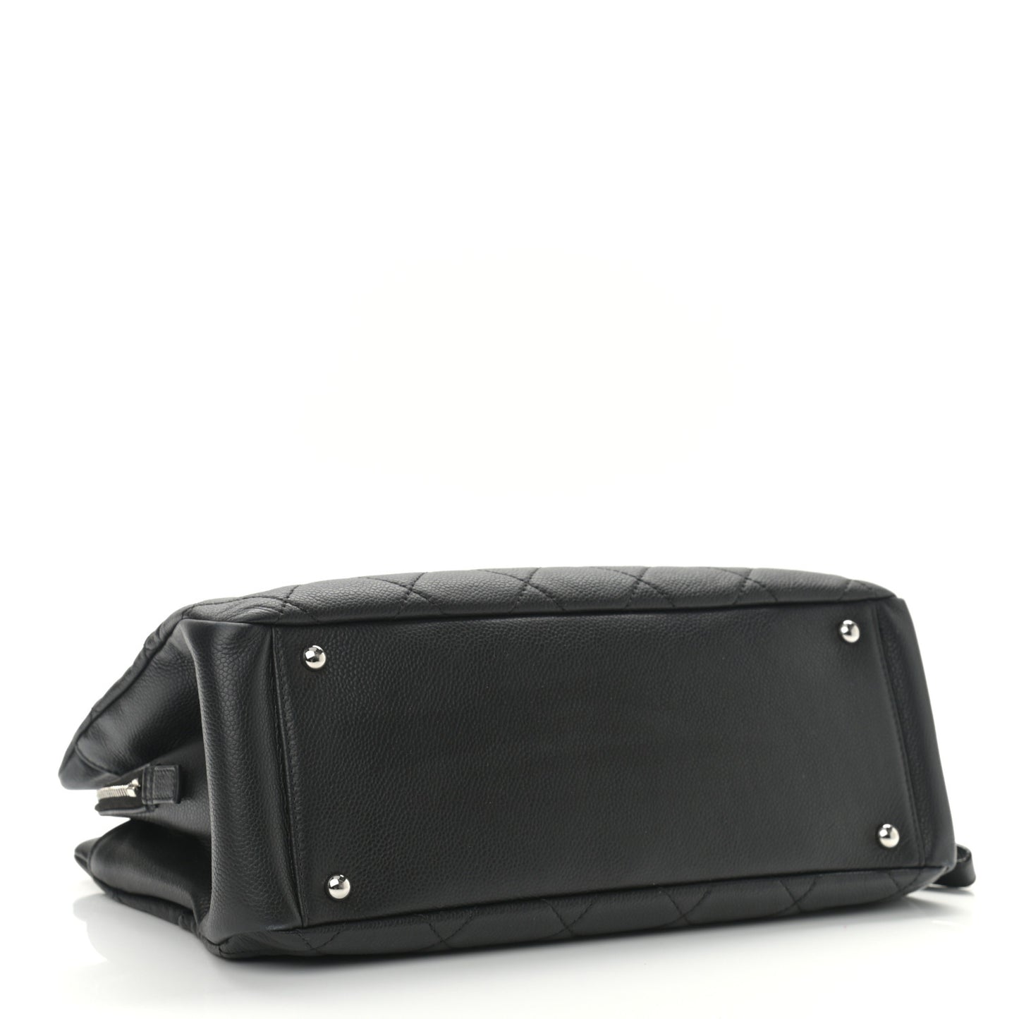 Caviar Quilted CC Timeless Soft Tote Black