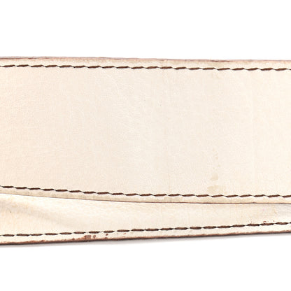 Christian Dior Grained Calfskin Saddle Pouch White 14 of 17
