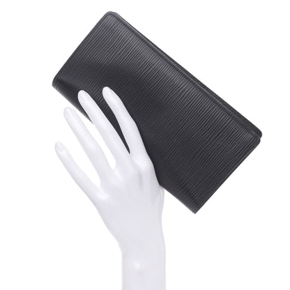 Louis Vuitton Epi Brazza Wallet Black 2 of 10