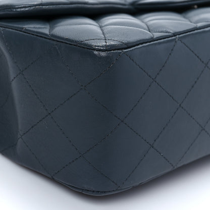 Chanel Lambskin Quilted Jumbo Single Flap Bijoux Chain Dark Grey 8 of 10