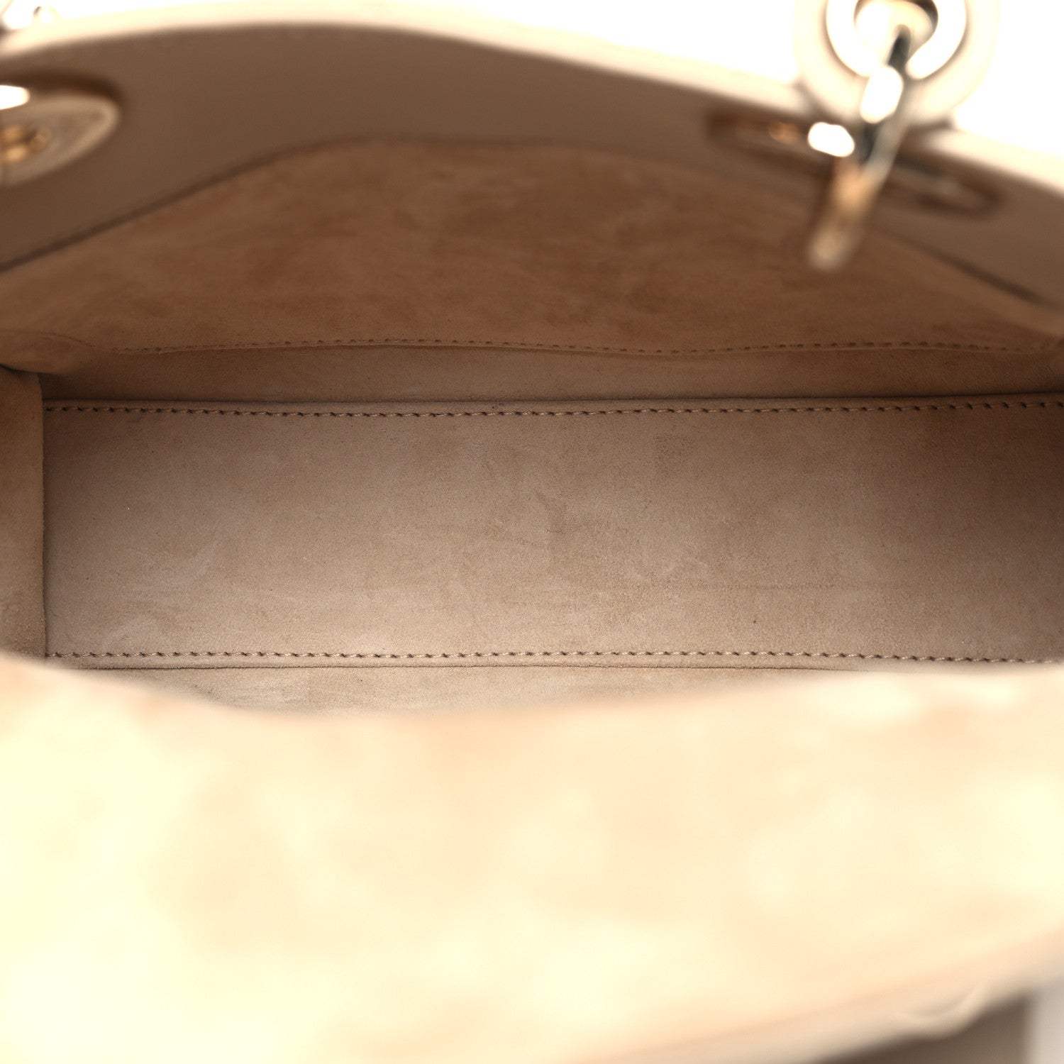 Christian Dior Lambskin Cannage Small My ABCDior Lady Dior Beige 5 of 11