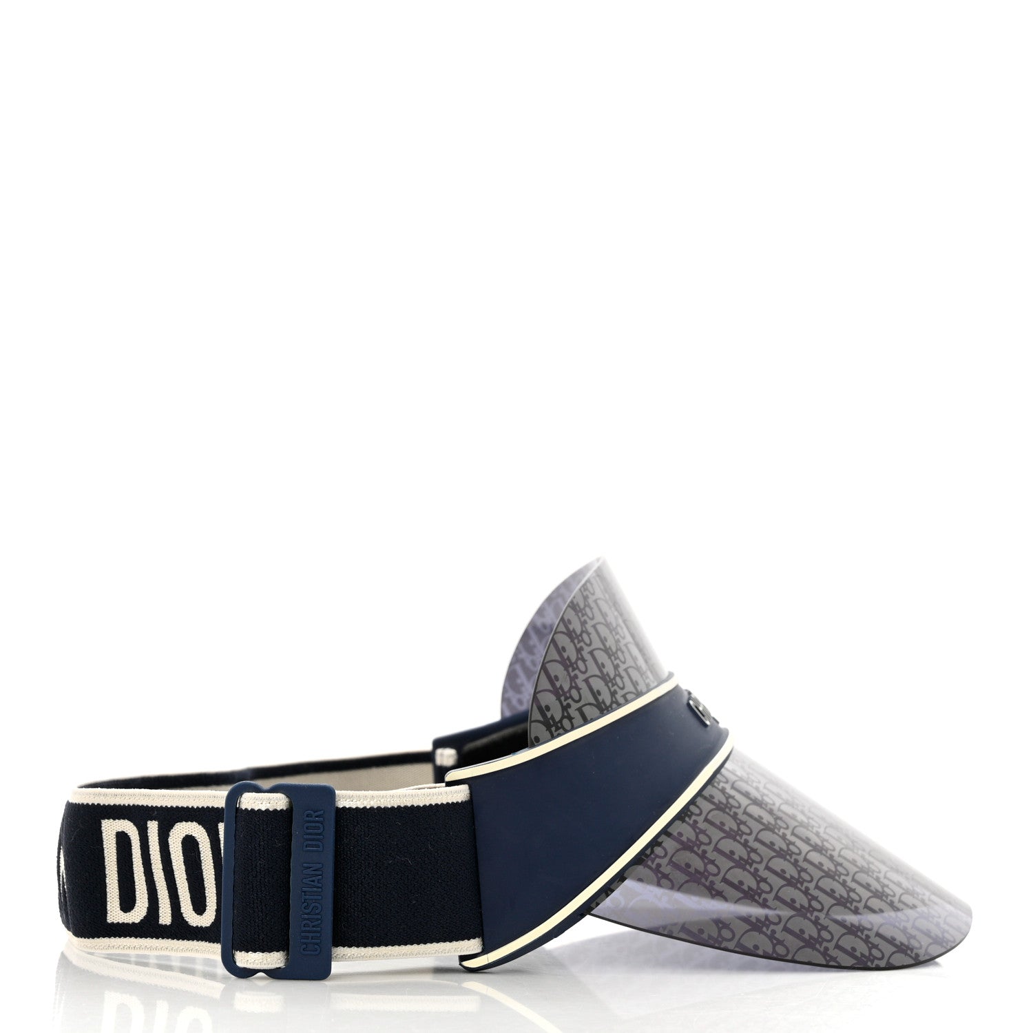 Christian Dior Oblique DiorClub V1U Sun Visor Blue 5 of 8
