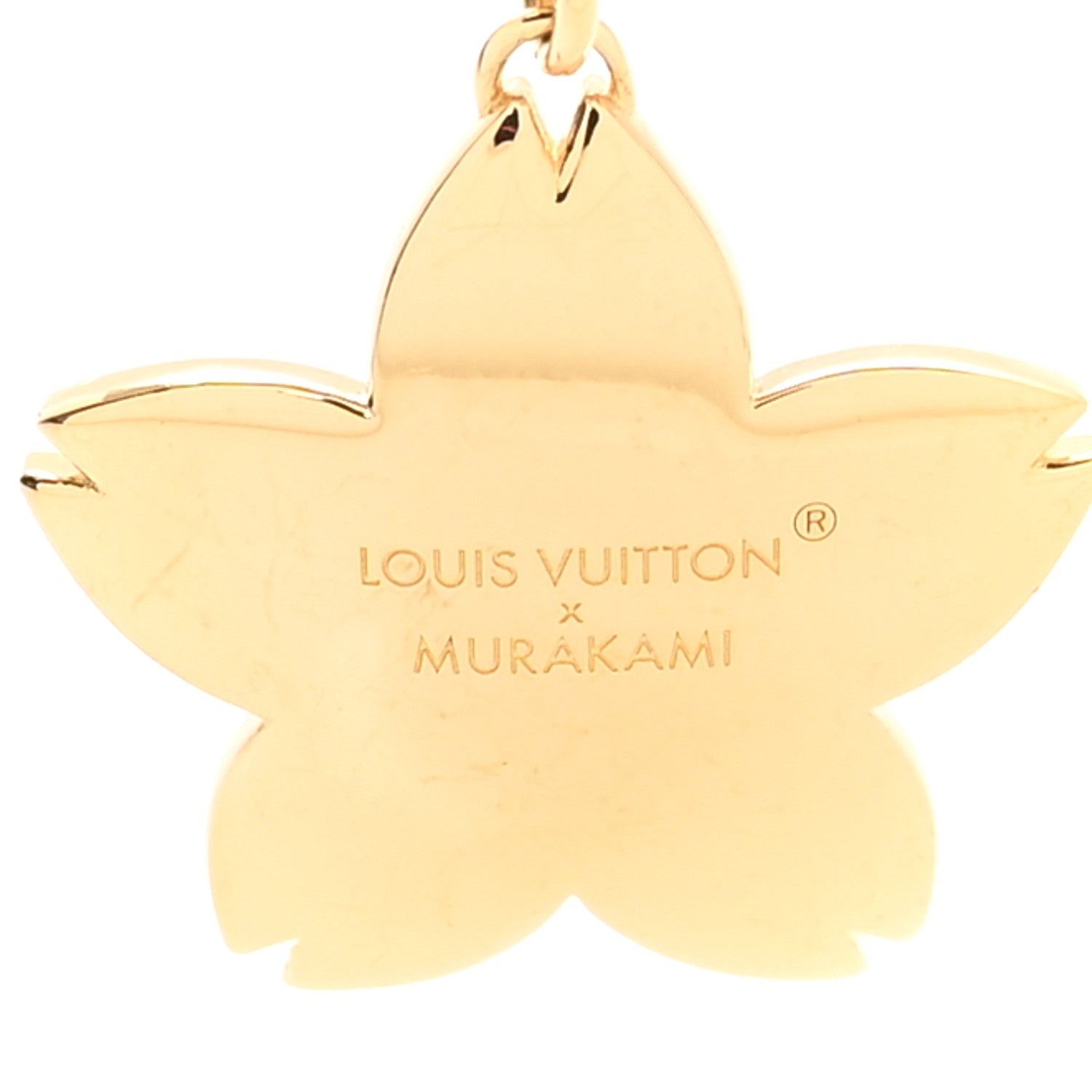 Louis Vuitton LV x TM Cherry Blossom Bag Chain Key Holder Rose Ballerine 3 of 4