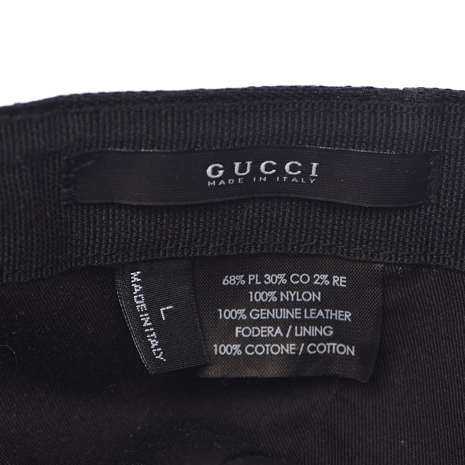 Gucci Monogram Web Baseball Hat L Black 5 of 5