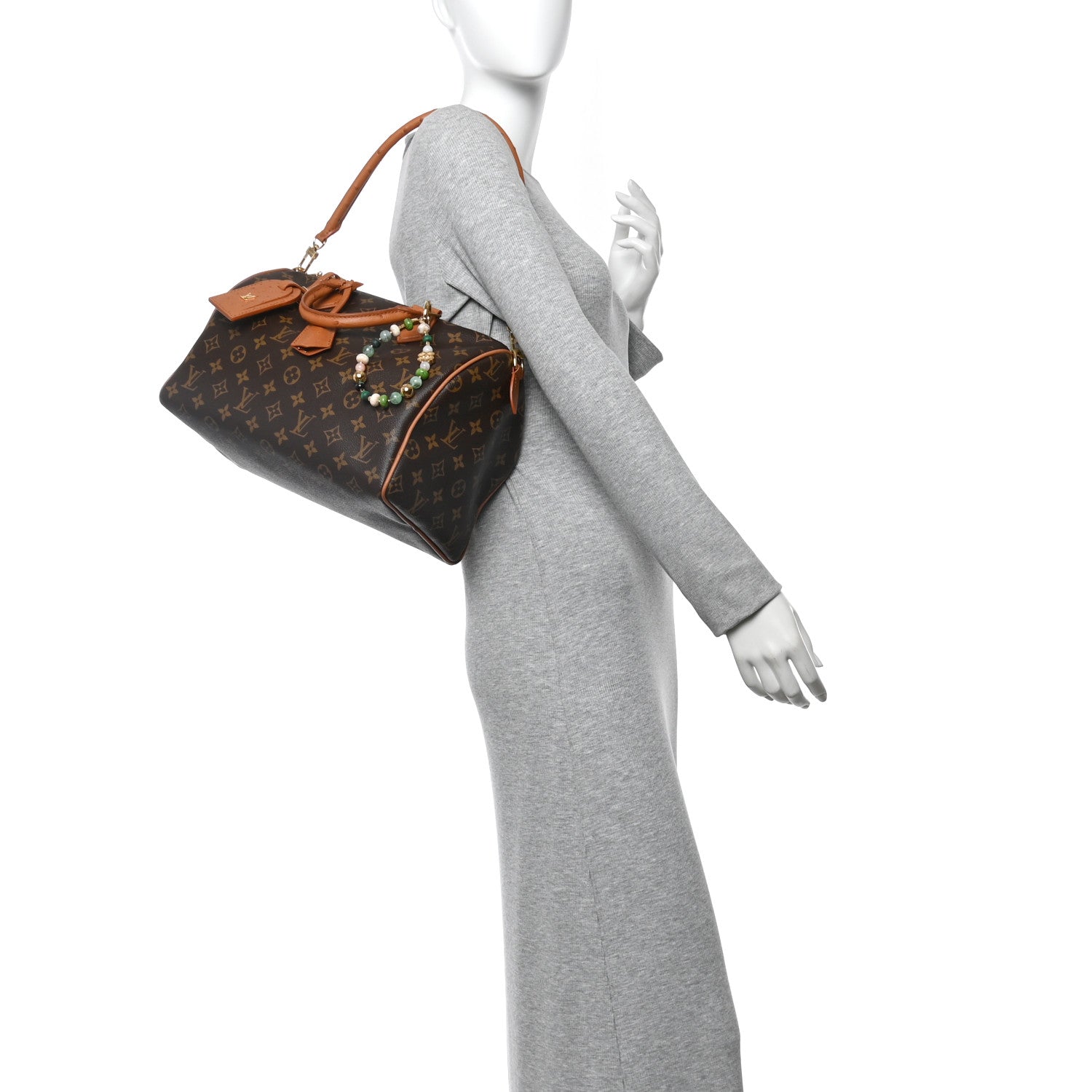 Louis Vuitton Monogram Crocodile Embossed Speedy Soft 25 Black 2 of 12