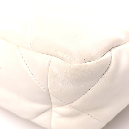 Chanel Lambskin Quilted Medium Chanel 19 Flap White 11 of 13