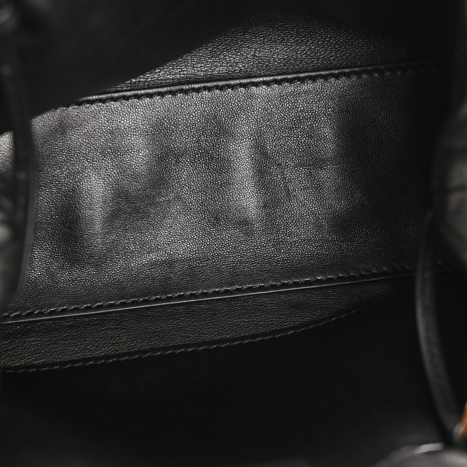 The Row Polished Saddle Calfskin Mira Clutch Black 5 of 10