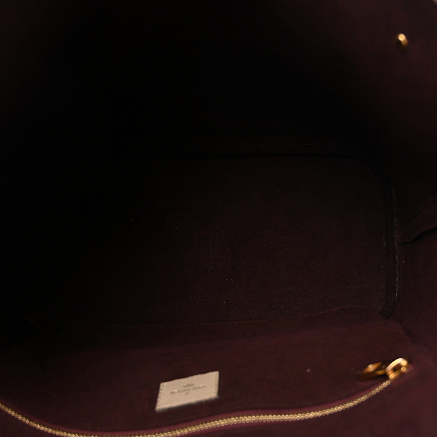 Louis Vuitton Empreinte Monogram Giant Neverfull MM Tourterelle 6 of 14