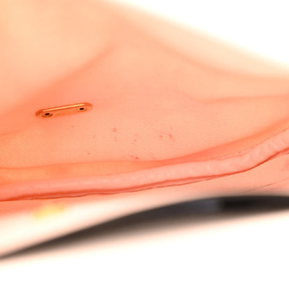 Salvatore Ferragamo SALVATORE FERRAGAMO Nylon Calfskin Vimini Travel Crossbody Bag Pink Lemonade 10 of 10