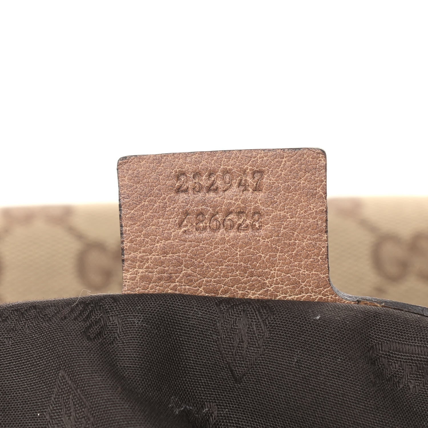 Gucci Monogram Medium Bamboo Bar Tote Brown 7 of 13