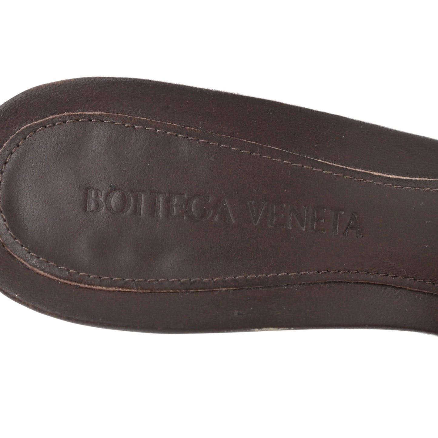 Nappa Matelasse Padded Mule Sandals 36.5 Chocolate