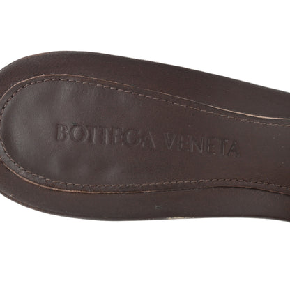 Bottega Veneta Nappa Matelasse Padded Mule Sandals 36.5 Chocolate 5 of 9