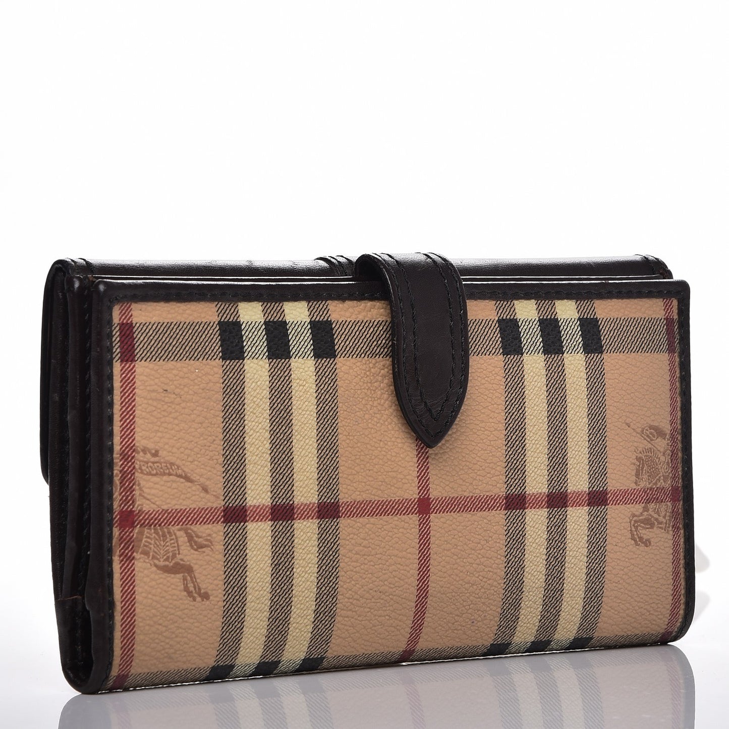 Haymarket Check Wallet Chocolate