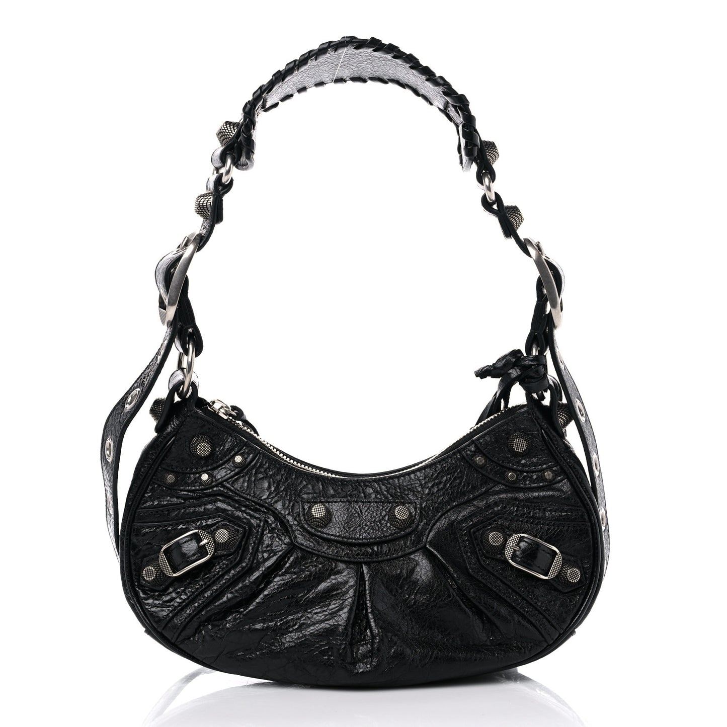 Agneau Arena Le Cagole Shoulder Bag XS Black