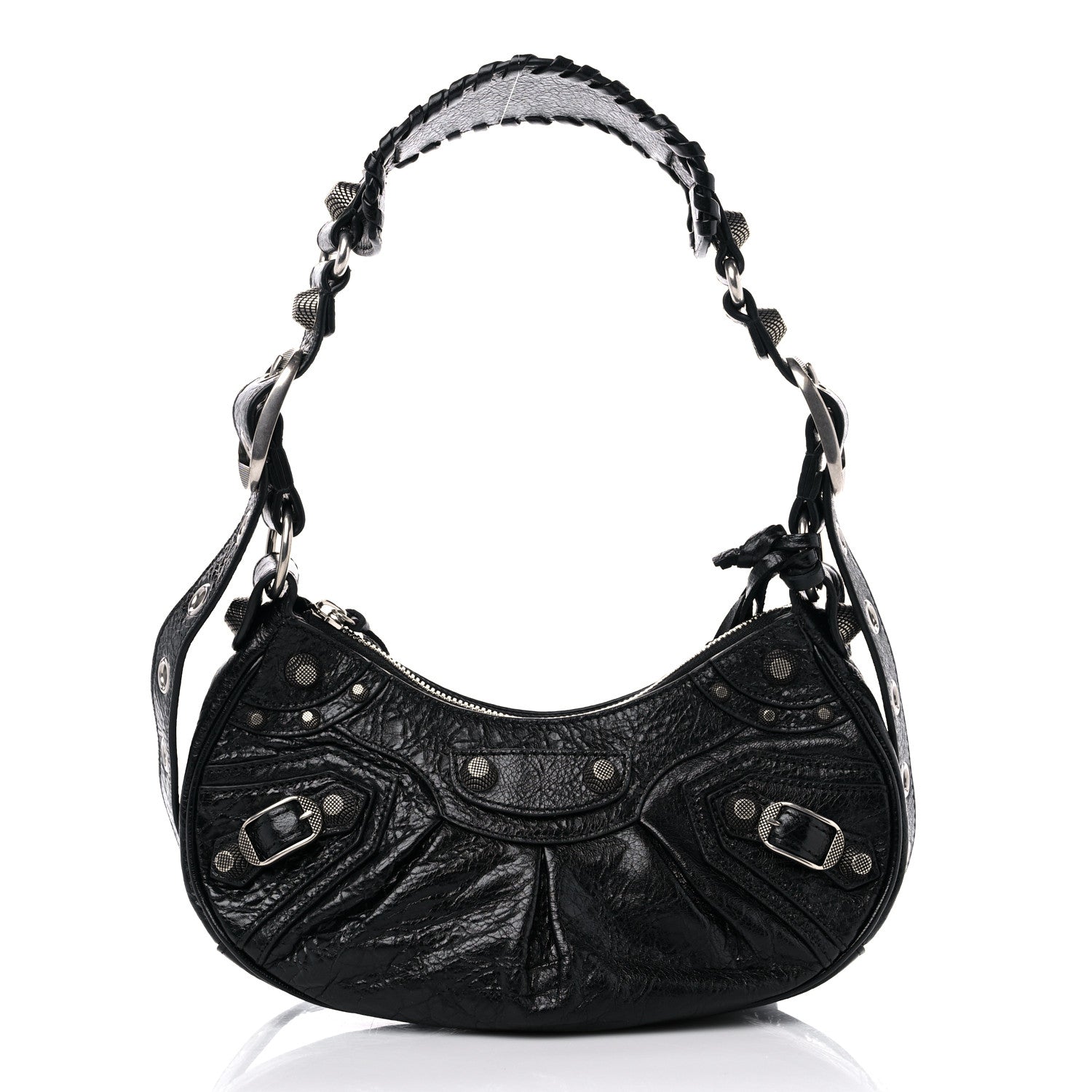 Balenciaga Agneau Arena Le Cagole Shoulder Bag XS Black 3 of 10