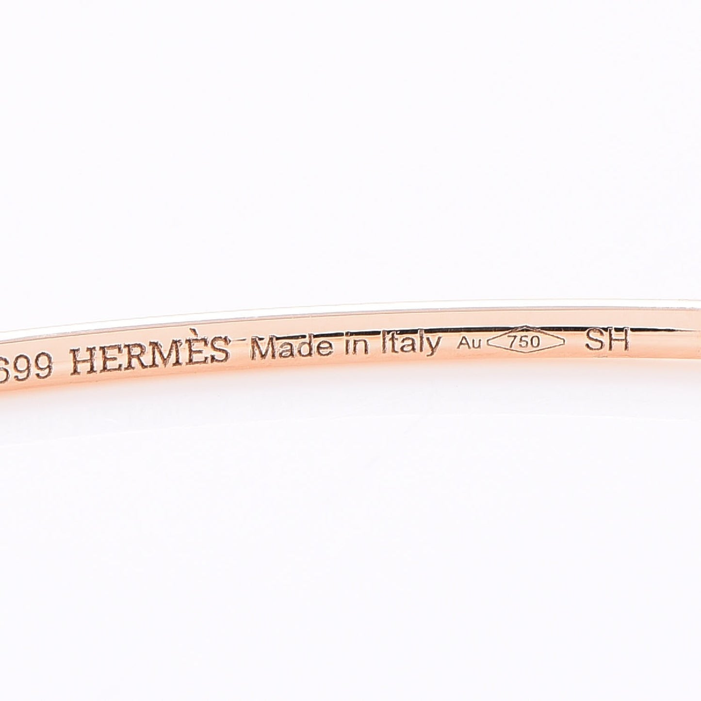 18K Rose Gold PM Ronde Chaine d'Ancre Bracelet SH