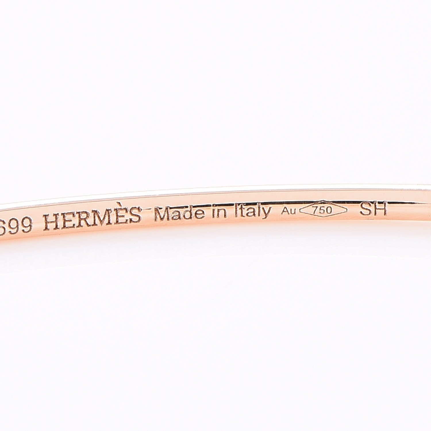 Hermes 18K Rose Gold PM Ronde Chaine d'Ancre Bracelet SH 6 of 8