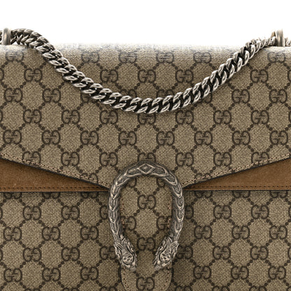 Gucci GG Supreme Monogram Medium Dionysus Shoulder Bag Taupe 9 of 13