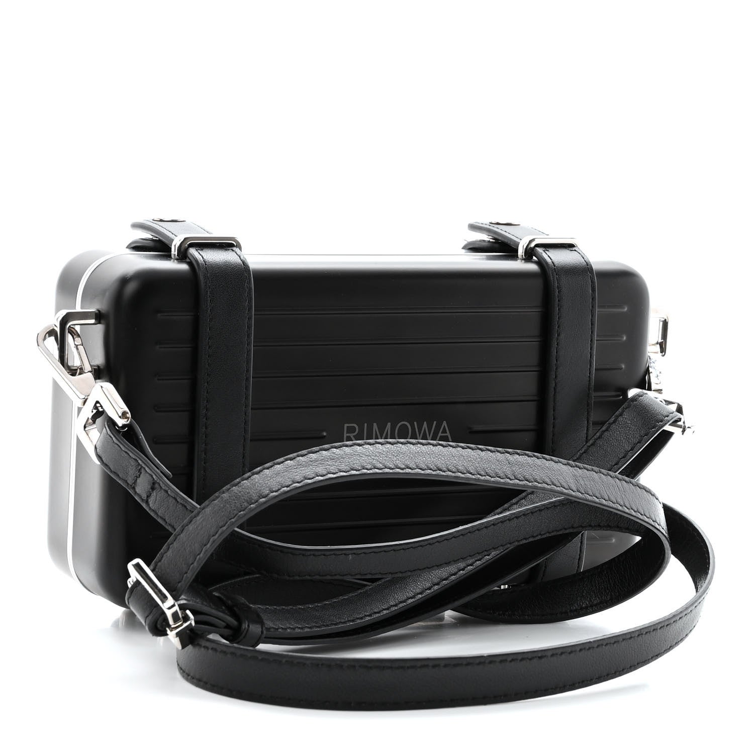 Christian Dior X RIMOWA Aluminum Personal Clutch On Strap Black 3 of 10