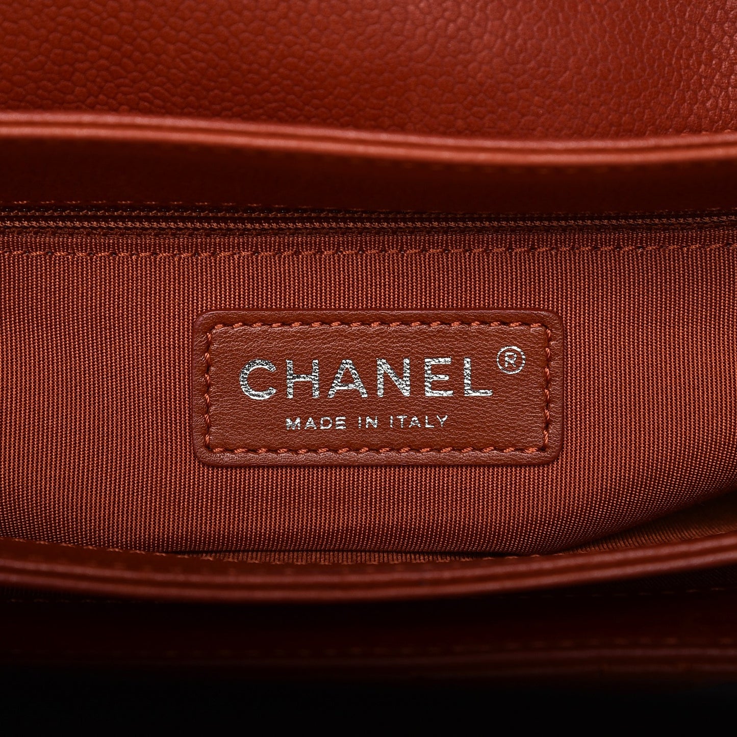 Caviar Quilted Medium Rock In Rome Single Flap Dark Red