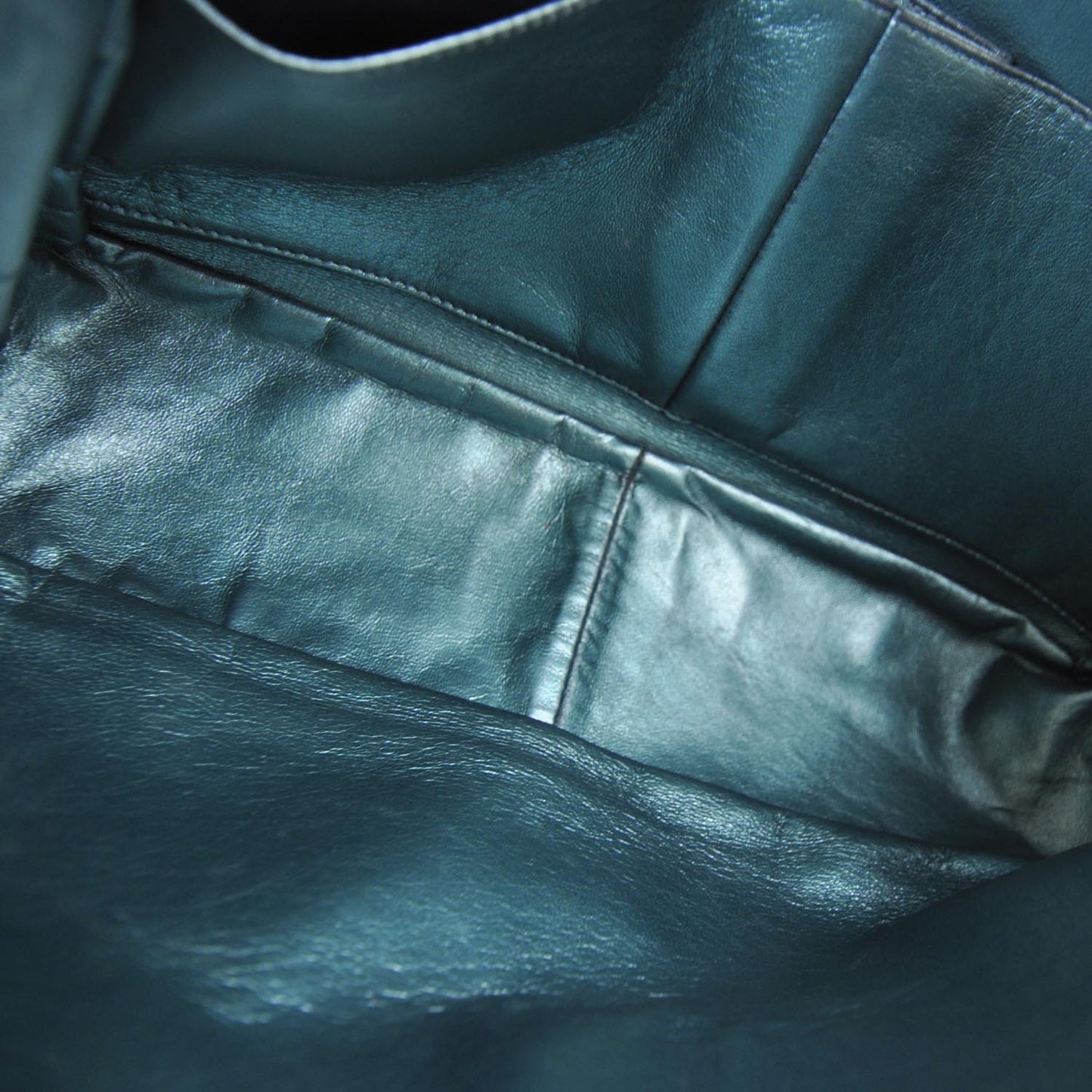 Leather 2.55 Reissue 227 Flap Metallic Turquoise