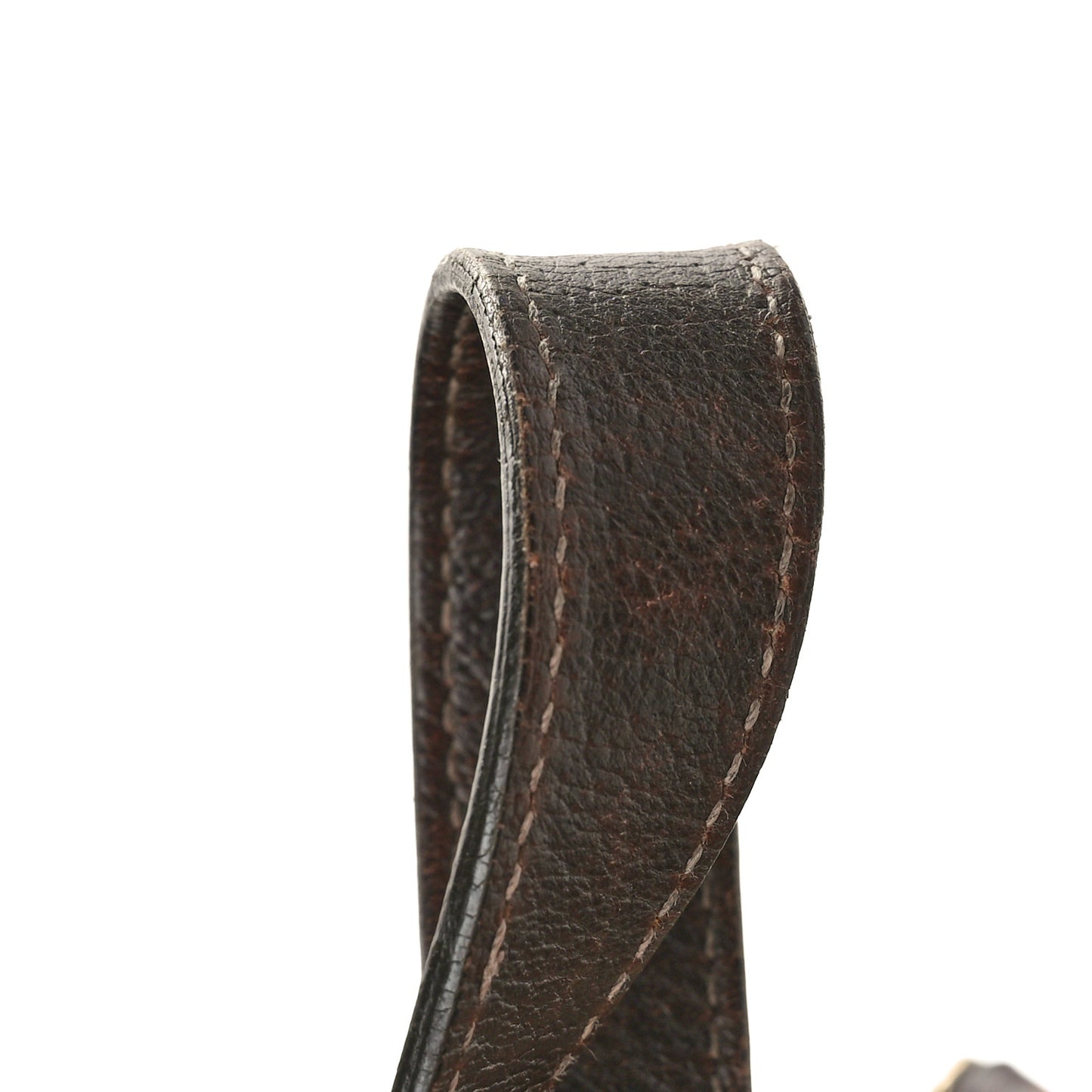 Monogram Medium Abbey Tote Dark Brown