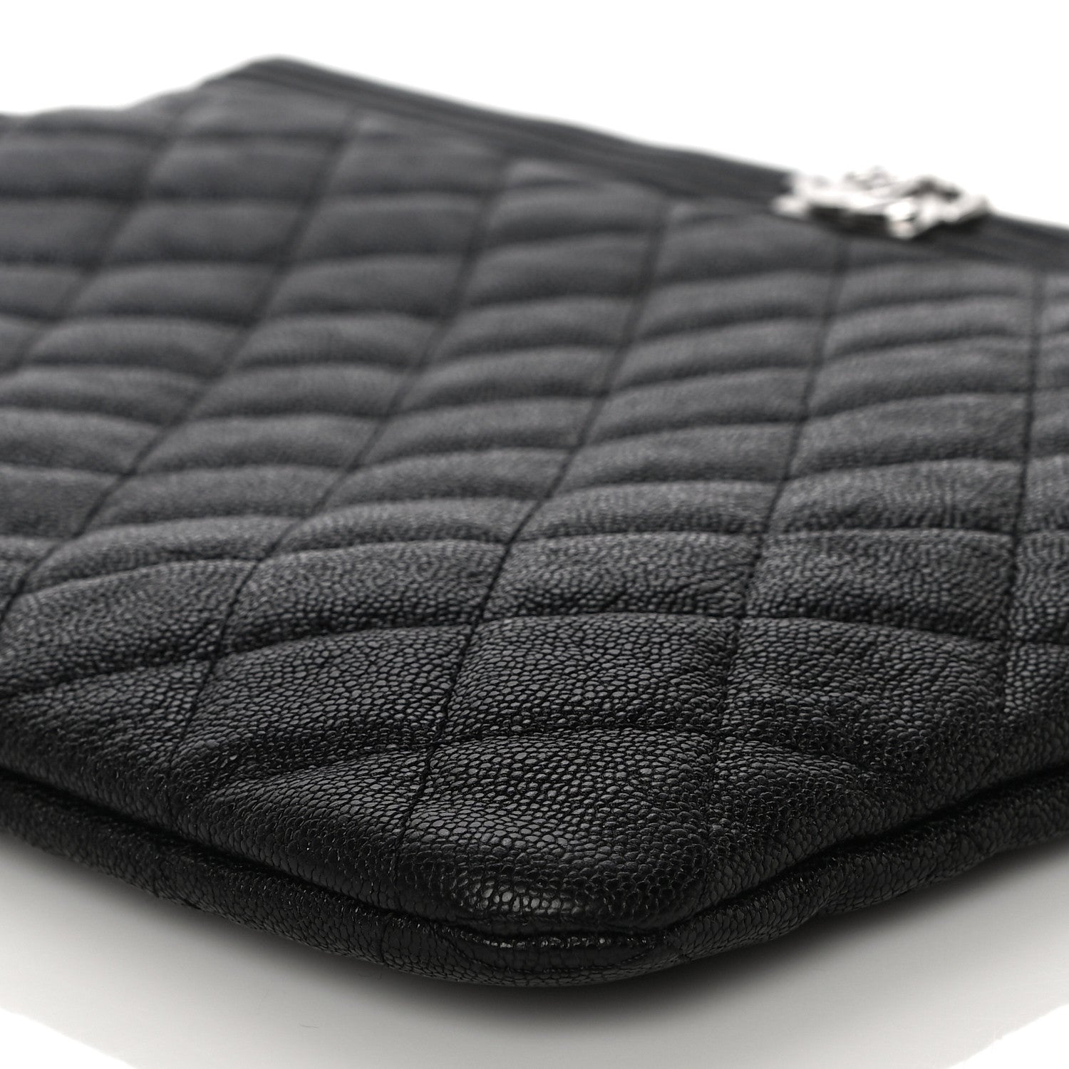 Chanel Caviar Quilted Medium Boy Cosmetic Case Black 10 of 10