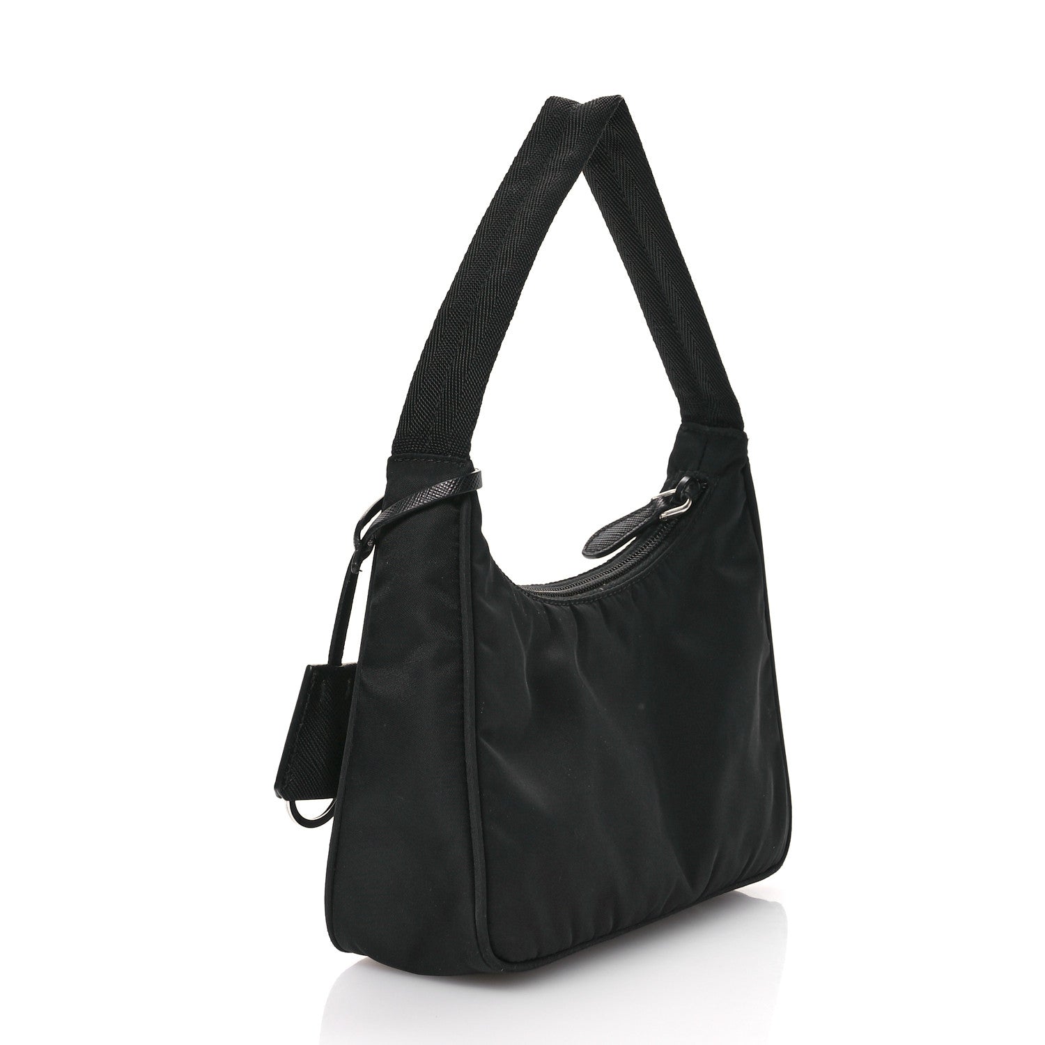 Prada Tessuto Nylon Mini Re-Edition 2000 Bag Black 3 of 11