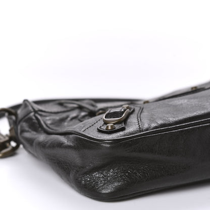Balenciaga Chevre Classic Hardware Shoulder Bag Black 6 of 10