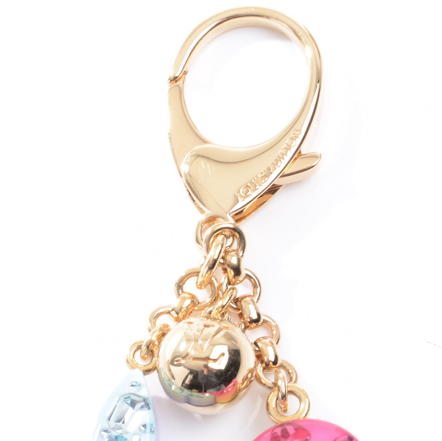 Louis Vuitton Resin Strass Glam Flower Bag Charm 4 of 6