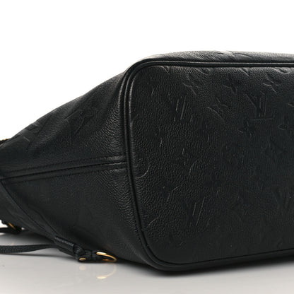 Louis Vuitton Empreinte Monogram Giant Neverfull MM Black 8 of 9