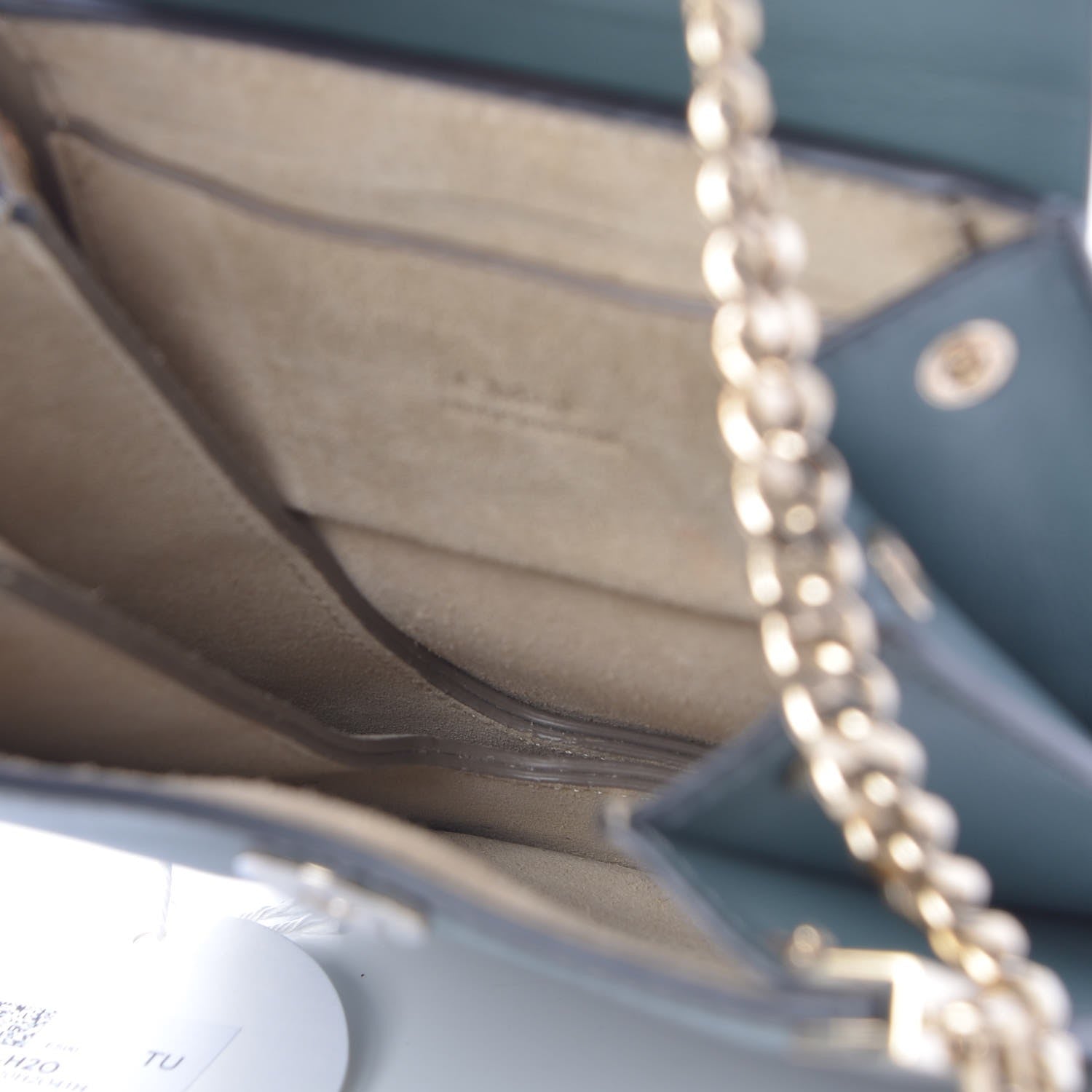 Chloe Suede Calfskin Mini Faye Bracelet Bag Cloudy Blue 6 of 7