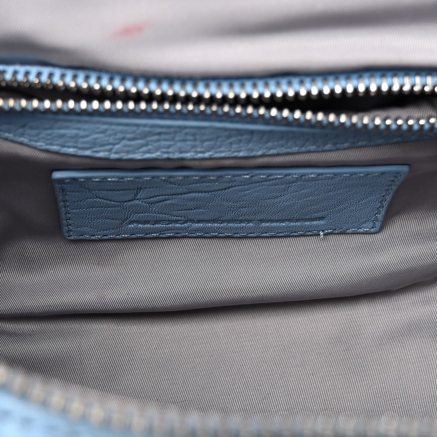Pebbled Lambskin Mini Rockie Atlas Rhodium Hardware