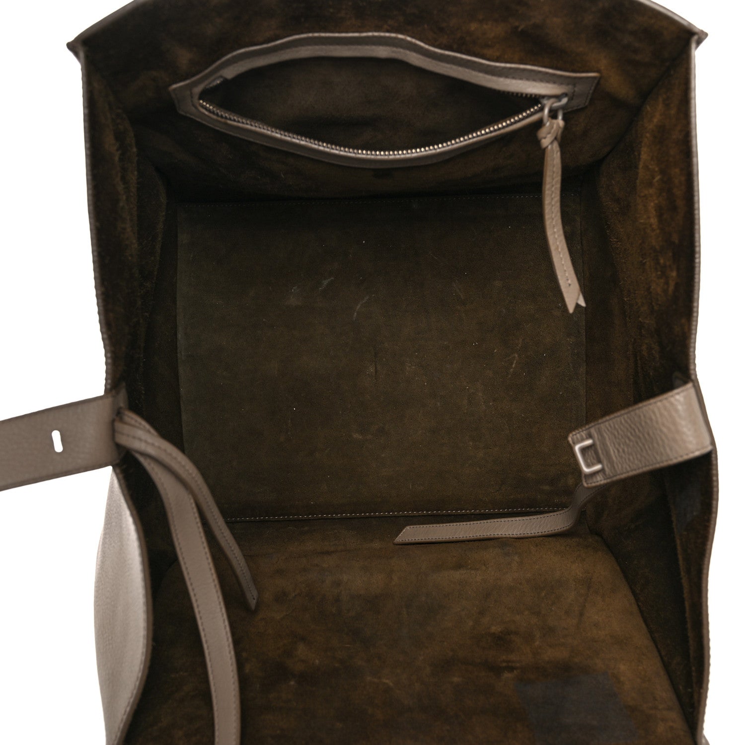 Celine Grained Calfskin Medium Phantom Luggage Taupe 4 of 26