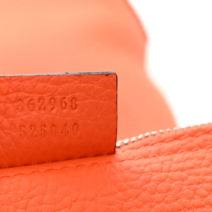 Gucci Soft Grained Calfskin Large Jackie Hobo Orange 8 of 14