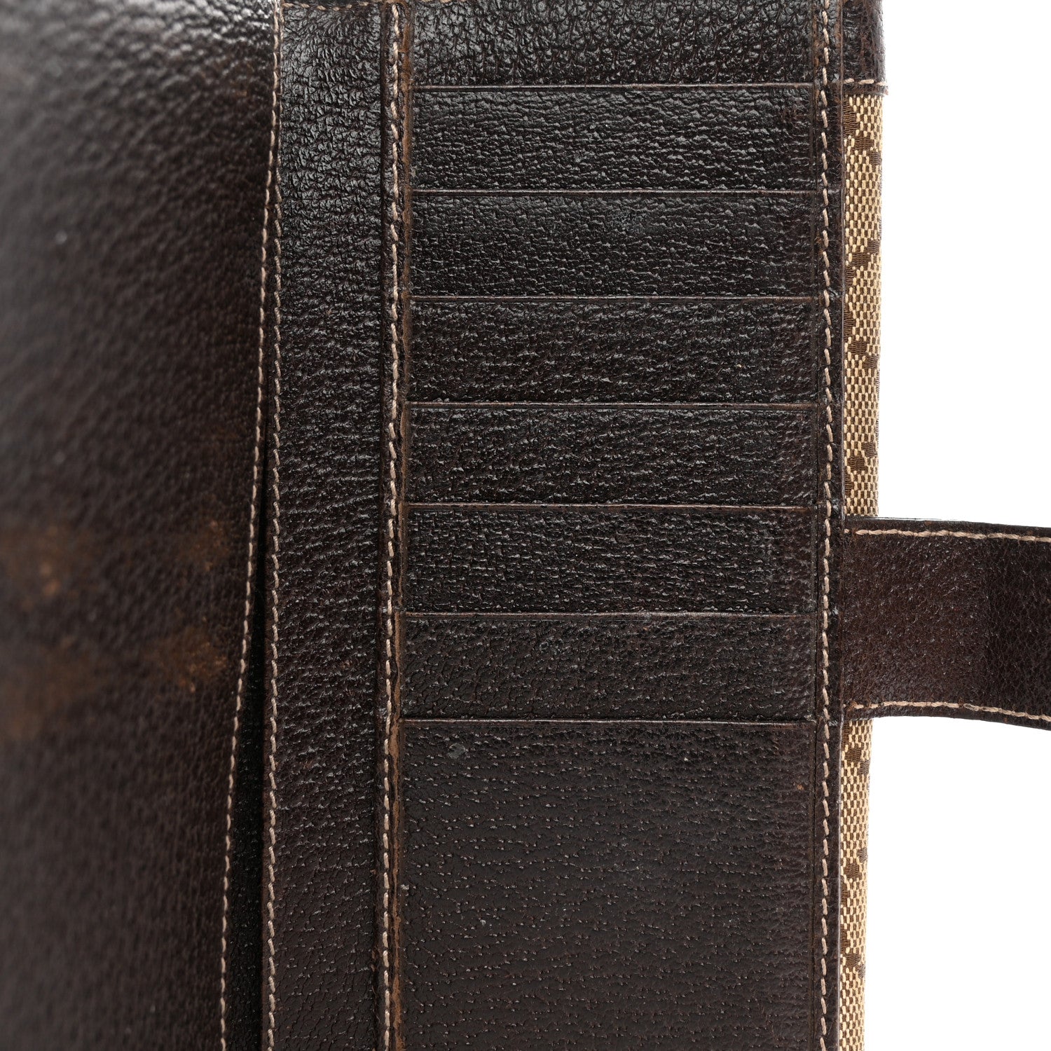 Gucci Crystal Monogram Continental Charmy Wallet Brown 8 of 18