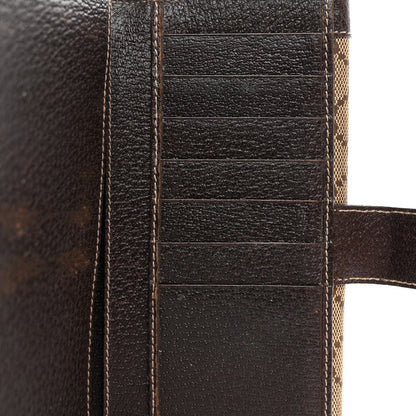 Gucci Crystal Monogram Continental Charmy Wallet Brown 8 of 18