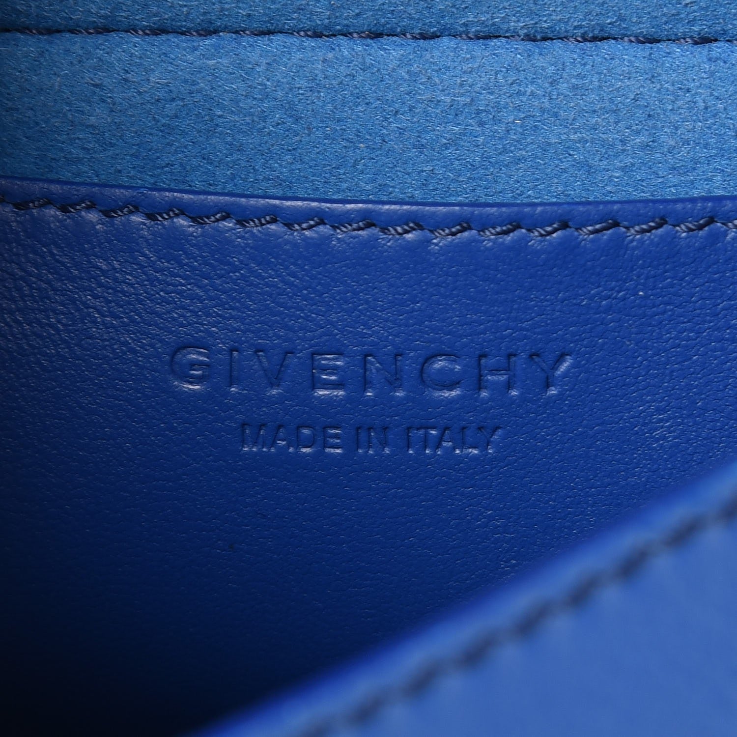 Givenchy Calfskin Mini Nobile Shoulder Bag Indigo Blue 6 of 6