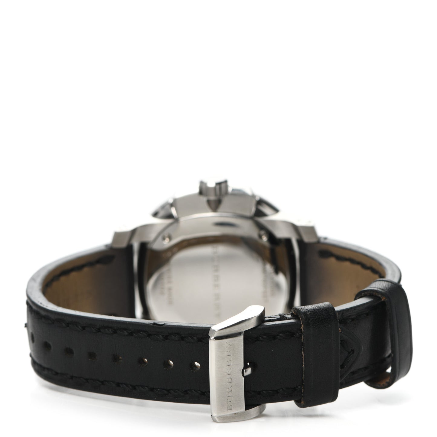 Stainless Steel Calfskin 43mm The Britain Quartz Watch Black BBY1300