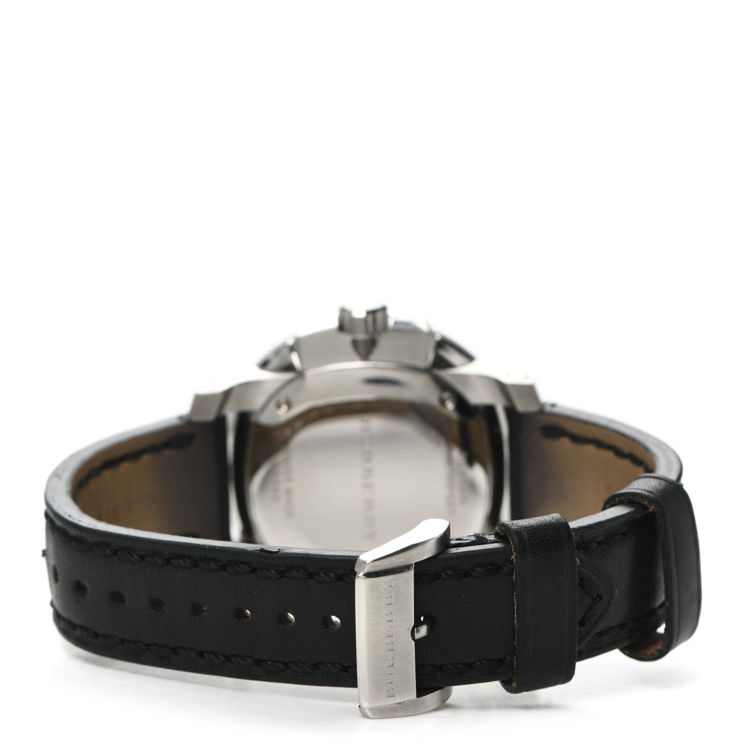 Burberry Stainless Steel Calfskin 43mm The Britain Quartz Watch Black BBY1300 3 of 5