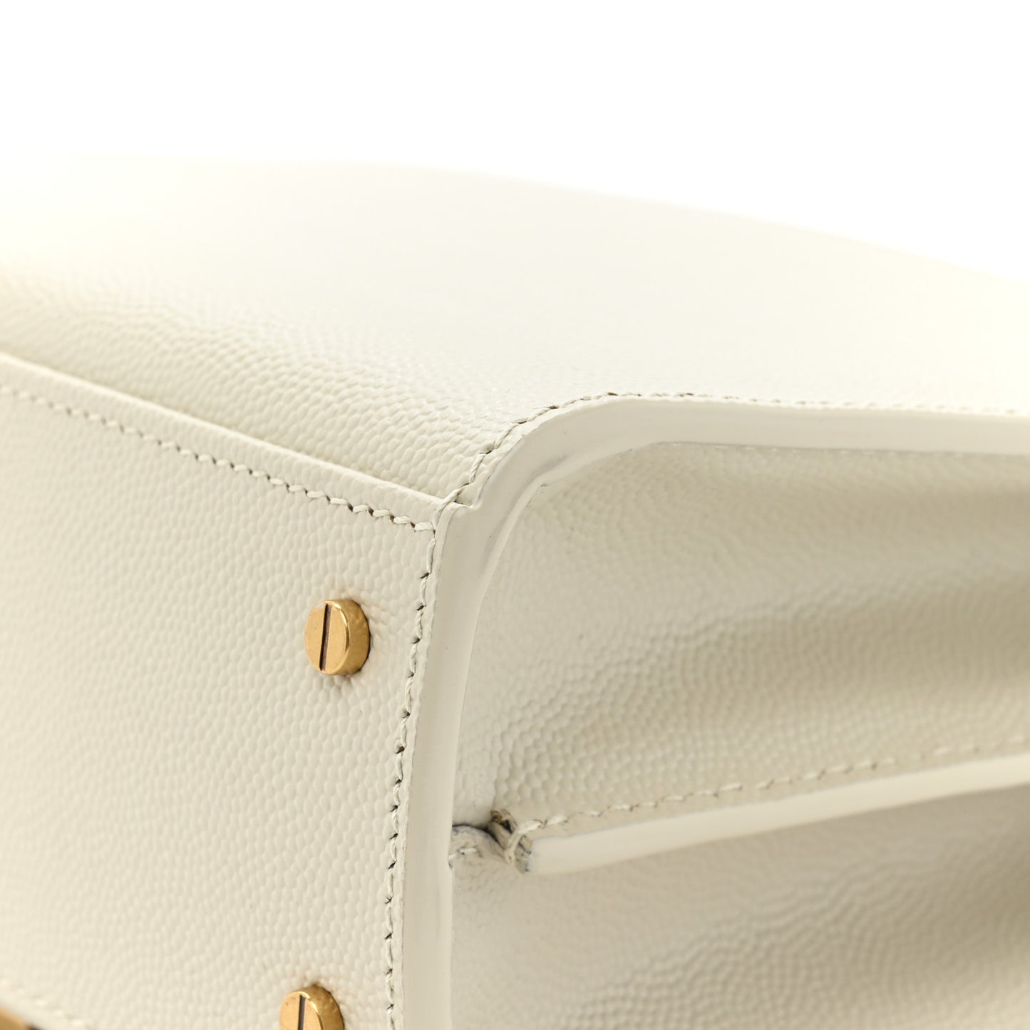 Grain de Poudre Mini Classic Monogram Cassandra Top Handle Vintage White