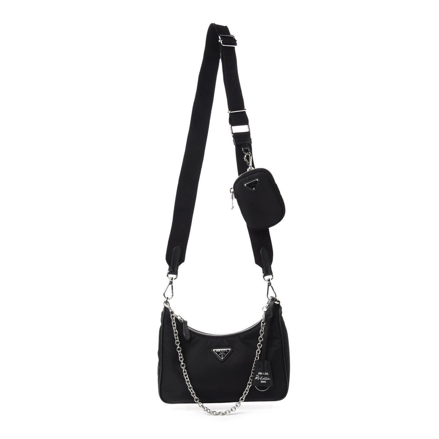 Nylon Re-Edition 2005 Shoulder Bag Black
