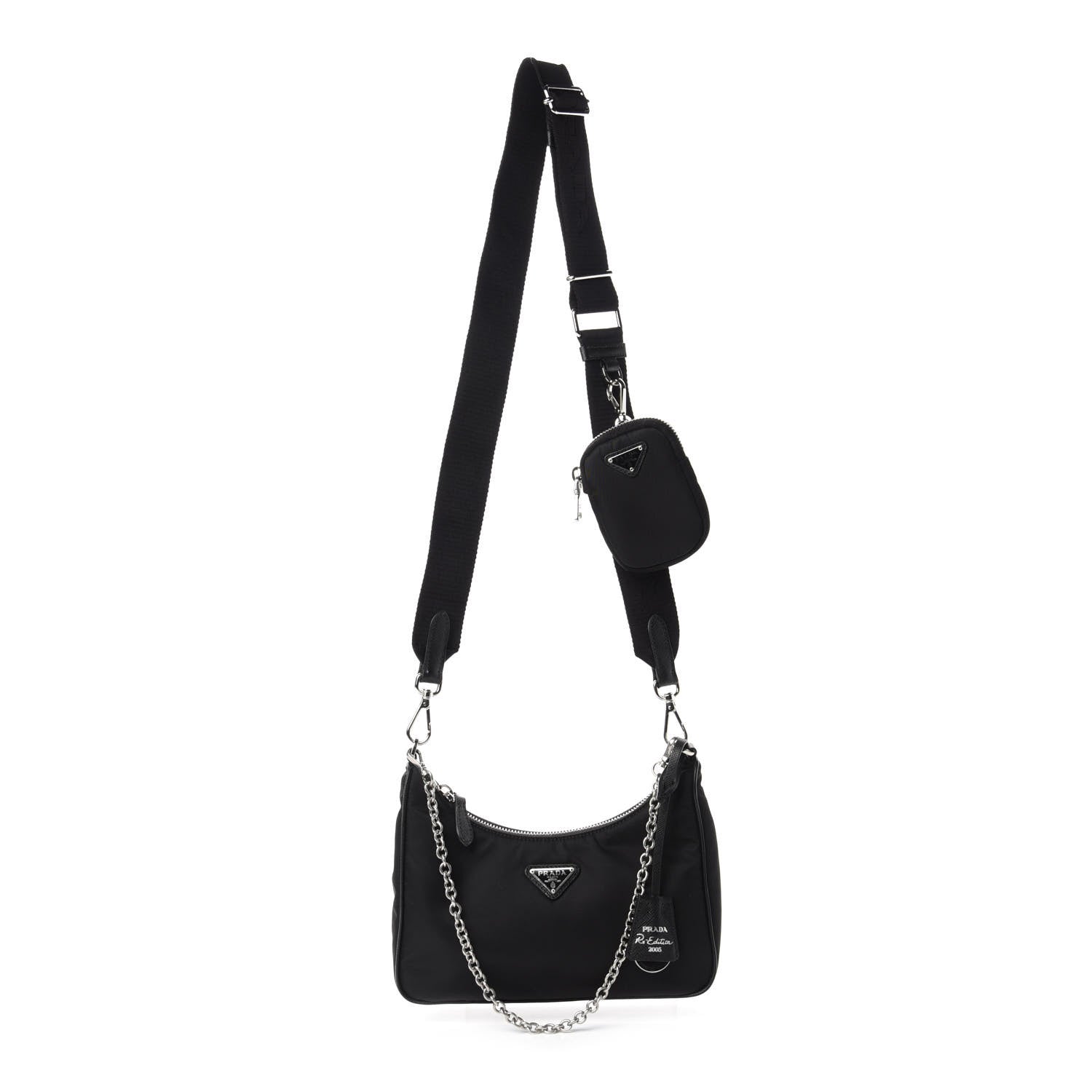 Prada Nylon Re-Edition 2005 Shoulder Bag Black 1 of 10