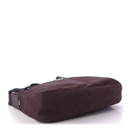 Prada Nylon Vela Flat Messenger Bag Ametista 4 of 9
