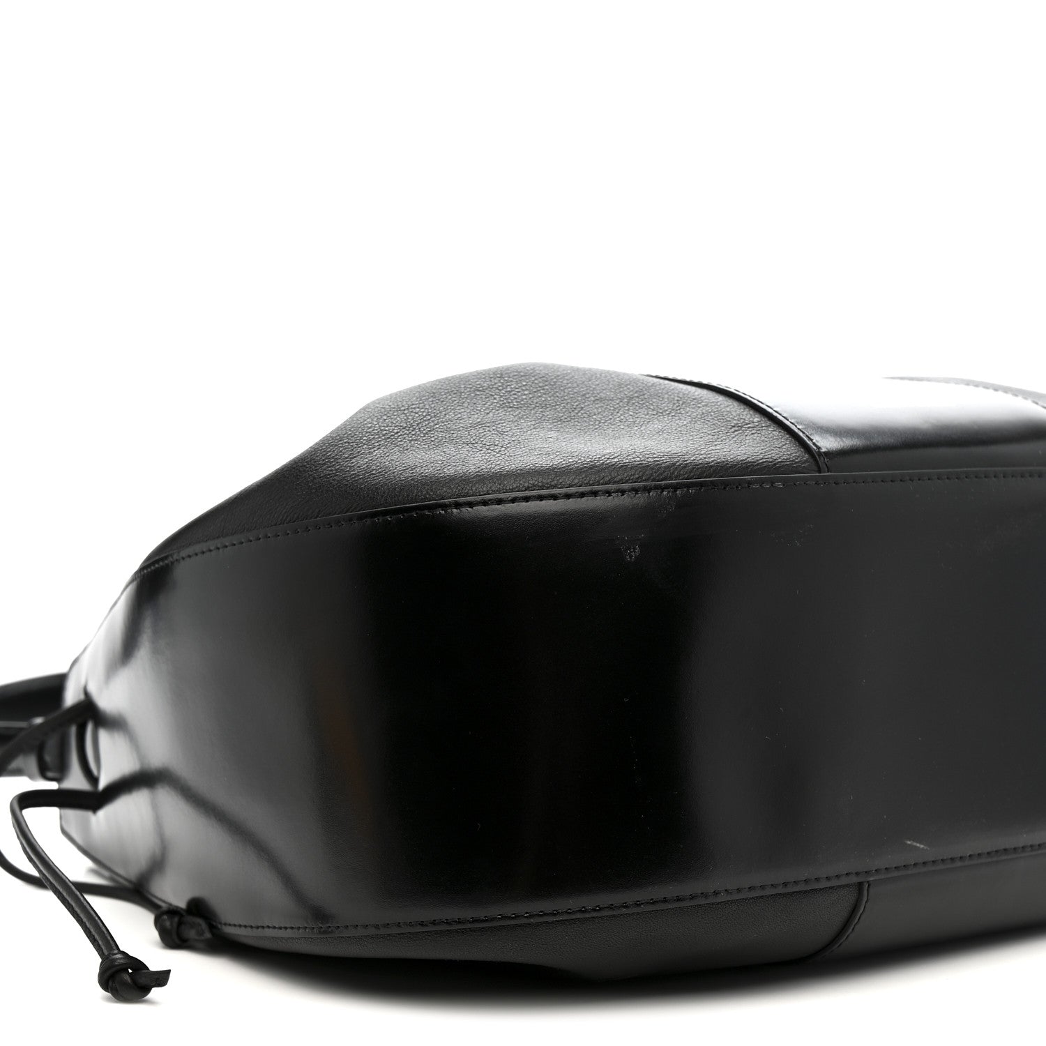 Mansur Gavriel Tumbled Calfskin Lilium Bag Black 9 of 12