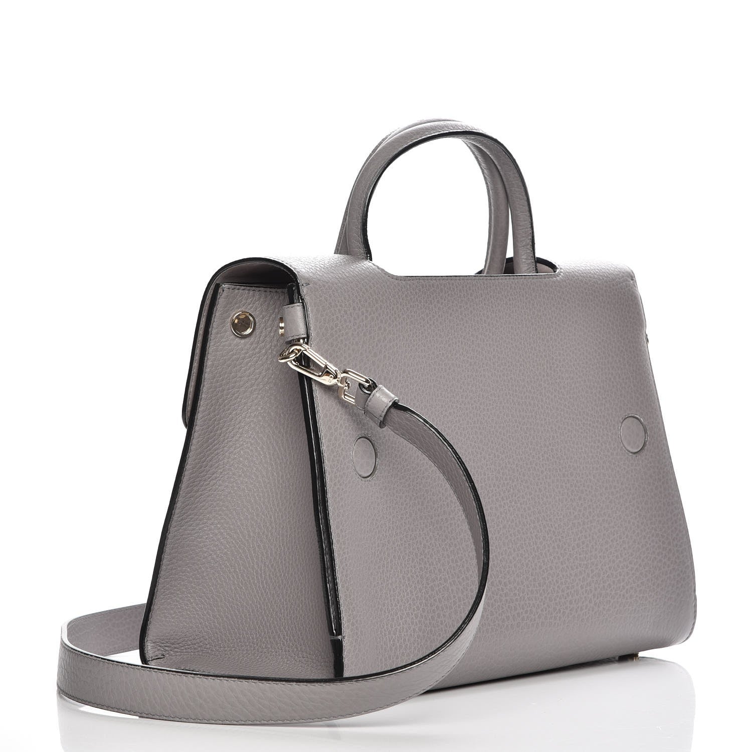 Christian Dior Bullcalf Medium Diorever Flap Meteorite Grey 4 of 9