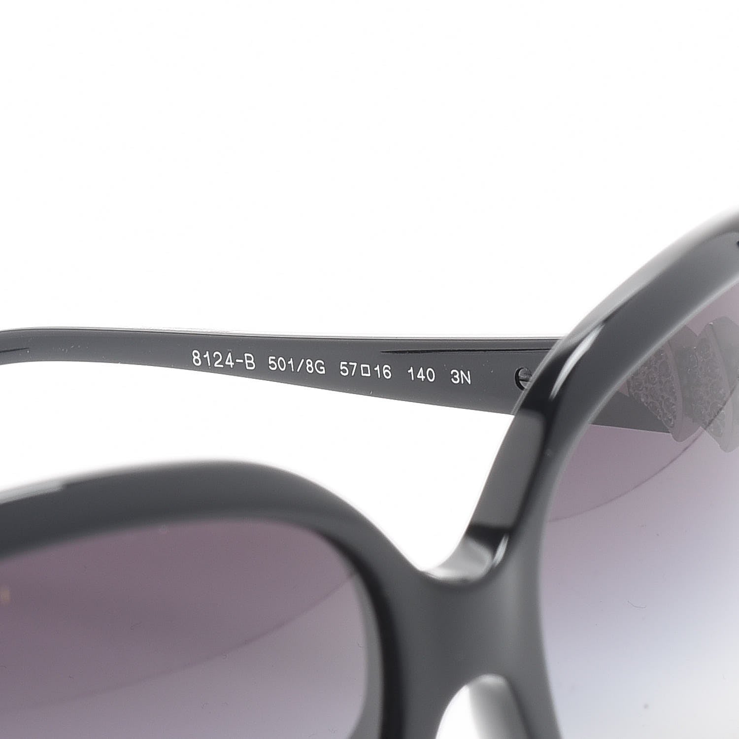 Bulgari Oversized Sunglasses 8124-B Black 6 of 9