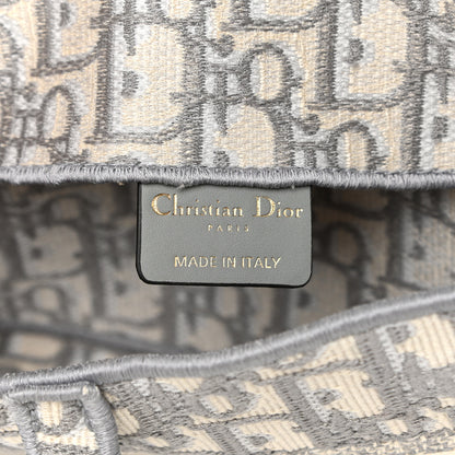 Christian Dior Oblique Slim Saddle Pouch Grey 6 of 13
