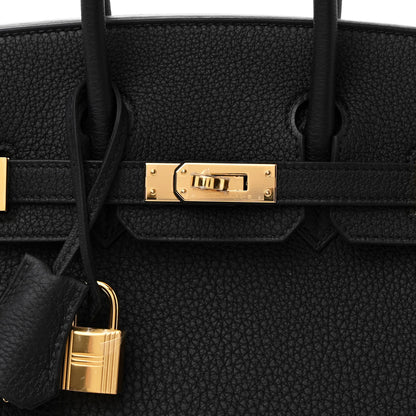 Hermes Togo Birkin 25 Black 8 of 11