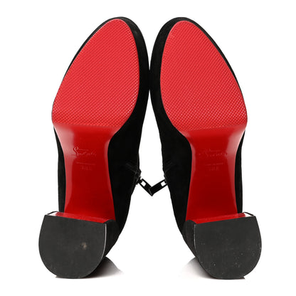 Christian Louboutin Veau Velours Movidastic 130 Platform Boots 38.5 Black 5 of 8